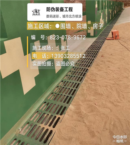 吉林 例如在抖音上有“迷彩墙，外围墙面挡 - 星空数码迷彩漆施工队